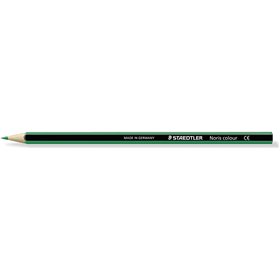 Lápis de cor hexagonal Staedtler Noris Colour 185 - Resistente à quebra - Material Wopex - Verde