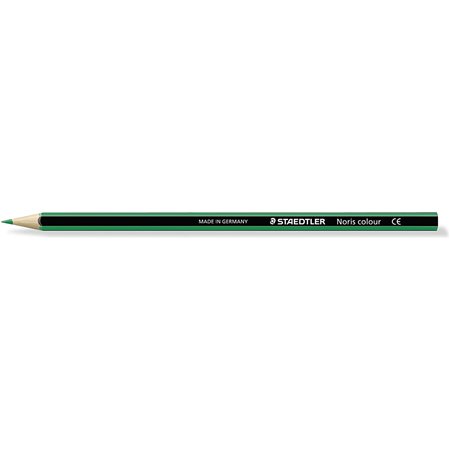Lápis de cor hexagonal Staedtler Noris Colour 185 - Resistente à quebra - Material Wopex - Verde
