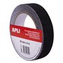 Fita antiderrapante Apli 25mm x 5m - Resistente à água e ao desgaste - Fácil de cortar e aplicar - Preta