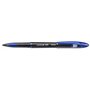 Caneta Rollerball Uni-ball AIR MICRO UBA-188-M - Ponta de acetato de 0,5 mm - Tinta pigmentada resistente à água e à luz - Azul
