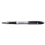 Caneta Rollerball Uni-ball UBA-188-L - Ponta de acetato de 0,7 mm - Tinta pigmentada resistente à água e à luz - Preta