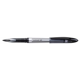 Caneta Rollerball Uni-ball UBA-188-L - Ponta de acetato de 0,7 mm - Tinta pigmentada resistente à água e à luz - Preta