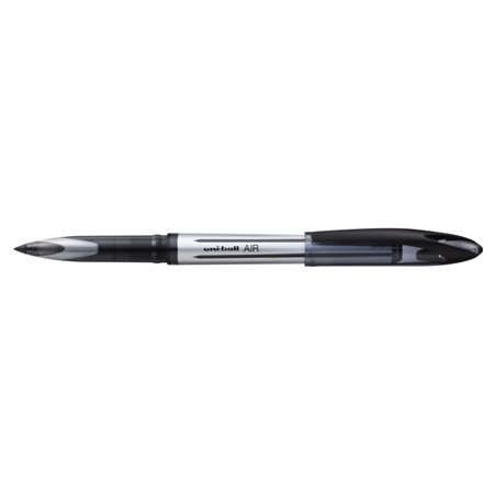 Caneta Rollerball Uni-ball UBA-188-L - Ponta de acetato de 0,7 mm - Tinta pigmentada resistente à água e à luz - Preta
