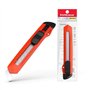 Cortador Erichkrause EasyCut com sistema de fixação de lâmina padrão Push-Lock de 18 mm - Lâmina Push-Lock - Lâmina de aço segme