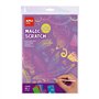 Pacote com 8 folhas para raspar Apli Magic Scratch Colors - Medidas: 210 x 297 mm - Cores sortidas