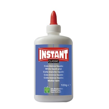 Cola Instantânea Clássica Branca 100g - Adequada para crianças e/ou uso doméstico - Sem solventes - Branca
