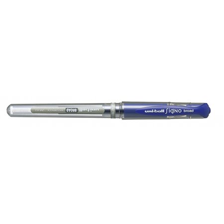 Caneta Rollerball Uni-ball Signo Broad UM-153 com Tinta Gel - Ponta Esferográfica de 1mm - Estilo Caneta-tinteiro - Empunhadura 