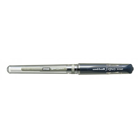 Caneta Rollerball Uni-ball Signo Broad UM-153 com Tinta Gel - Ponta Esferográfica de 1mm - Estilo Caneta-tinteiro - Empunhadura 