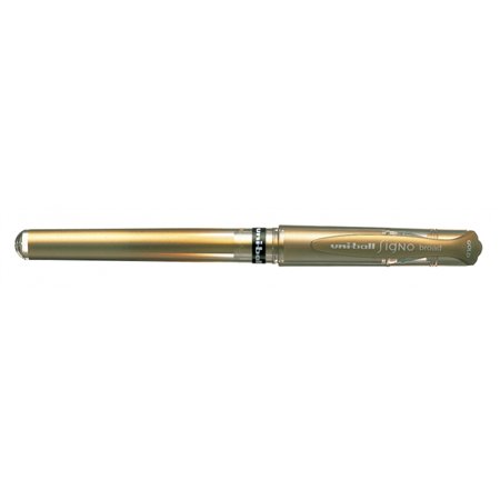 Caneta Rollerball Uni-ball Signo Broad UM-153 com Tinta Gel - Ponta Esferográfica de 1mm - Traço Pena - Empunhadura Emborrachada