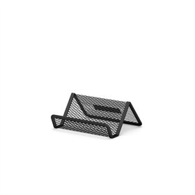 Porta-cartões Erichkrause Compass Classic - Fabricado em aço inoxidável - Dimensões: 98 x 72 x 45 mm - Preto
