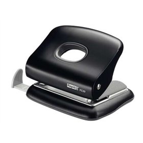 Perfurador Rápido FC20 - Até 20 Folhas - Esvaziamento Fácil - Perfurações de 5,5 mm - Preto