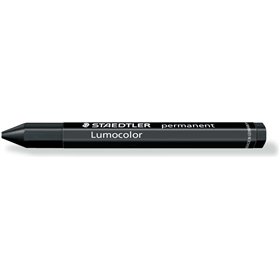 Lápis de cor permanente hexagonal Staedtler Lumocolor Omnigraph 236 - À prova d'água - Diâmetro aproximado de 12 mm - Preto
