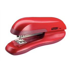 Grampeador de mesa Rapid F16 - Capacidade para até 30 folhas - Abre, fecha e grampeia - Vermelho