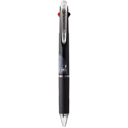 Caneta Esferográfica Multiuso Uni-ball JetStream SXE3-400-10 - Ponta Esferográfica de 1mm - Tinta à Prova d'Água e Resistente à 