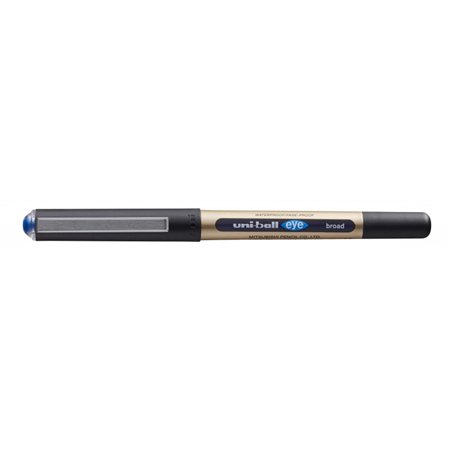 Caneta de tinta líquida Uni-ball Eye Broad UB-150-10 - Ponta esferográfica de 1 mm - Tinta resistente à água e à luz - Sistema d