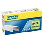 Caixa com 1000 grampos Rapid para uso 24 horas por dia, 6 dias por semana - Grampeia até 20 folhas - Arame flexível