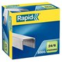 Caixa de grampos Rapid Comfort com 5000 unidades para uso 24 horas por dia, 6 dias por semana - até 20 folhas - arame flexível -