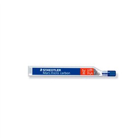 Tubo com 12 minas de grafite Staedtler Mars Micro Carbon 250 - Dureza 2H - Espessura da linha 0,5 mm - Alta resistência