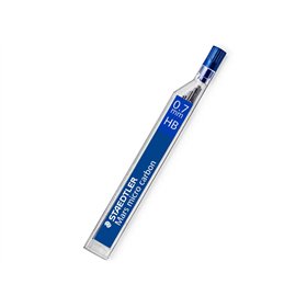 Minas Staedtler Mars Micro para lapiseira mecânica, 0,7 mm HB - Resistentes e duráveis - Sem PVC - Compatíveis com a maioria das