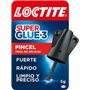 Loctite Super Glue-3 Brush 5g - Adesivo Universal de Tripla Força - Força e Uso Instantâneos - 2640969/2046283/2640782/2641844/2