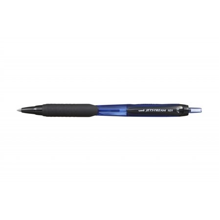 Caneta esferográfica Uni-ball JetStream 101 - Ponta de 0,7 mm - Largura da linha de aproximadamente 0,35 mm - Tinta de secagem i