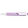 Marcador fluorescente Stabilo Swing Cool Pastel - Corpo plano - Ponta chanfrada - Espessura da linha entre 1 e 4 mm - Tinta à ba