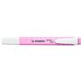 Marcador fluorescente Stabilo Swing Cool Pastel - Corpo plano - Ponta chanfrada - Espessura da linha entre 1 e 4 mm - Tinta à ba