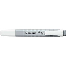 Marcador fluorescente Stabilo Swing Cool Pastel - Corpo plano - Ponta chanfrada - Espessura da linha entre 1 e 4 mm - Tinta à ba