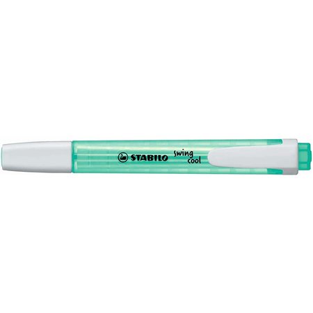 Marcador fluorescente Stabilo Swing Cool - Corpo plano - Ponta chanfrada - Espessura da linha entre 1 e 4 mm - Tinta à base de á