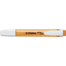 Marcador fluorescente Stabilo Swing Cool - Corpo plano - Ponta chanfrada - Espessura da linha entre 1 e 4 mm - Tinta à base de á
