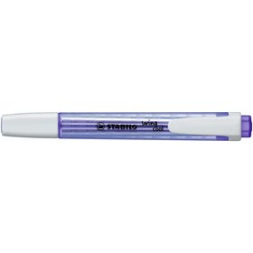 Marcador fluorescente Stabilo Swing Cool - Corpo plano - Ponta chanfrada - Espessura da linha entre 1 e 4 mm - Tinta à base de á
