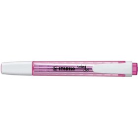Marcador fluorescente Stabilo Swing Cool - Corpo plano - Ponta chanfrada - Espessura da linha entre 1 e 4 mm - Tinta à base de á