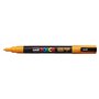 Marcador de tinta Posca PC-3M - Ponta cônica de poliéster de 0,9 a 1,3 mm - Tinta à base de água - Resistente à luz - Não perman