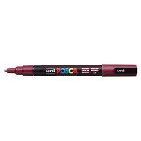Marcador de tinta Posca PC-3M - Ponta cônica de poliéster de 0,9 a 1,3 mm - Tinta à base de água - Resistente à luz - Não perman
