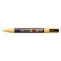Marcador de tinta Posca PC-3M - Ponta cônica de poliéster de 0,9 a 1,3 mm - Tinta à base de água - Resistente à luz - Não perman