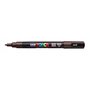 Marcador de tinta Posca PC-3M - Ponta cônica de poliéster de 0,9 a 1,3 mm - Tinta à base de água - Resistente à luz - Marrom esc