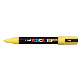 Marcador de tinta Posca PC-5M - Ponta de poliéster de 1,8 a 2,5 mm - Tinta à base de água - Resistente à luz - Não permanente - 