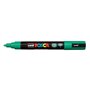 Marcador de tinta Posca PC-5M - Ponta redonda de 1,8 a 2,5 mm - Tinta à base de água - Resistente à luz - Não permanente - Verde