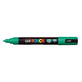 Marcador de tinta Posca PC-5M - Ponta redonda de 1,8 a 2,5 mm - Tinta à base de água - Resistente à luz - Não permanente - Verde