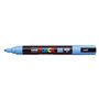 Marcador de tinta Posca PC-5M - Ponta de poliéster de 1,8 a 2,5 mm - Tinta à base de água - Resistente à luz - Não permanente - 