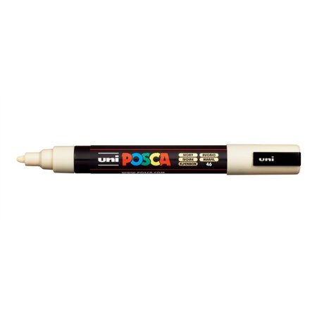Marcador de tinta Posca PC-5M - Ponta de poliéster de 1,8 a 2,5 mm - Tinta à base de água - Resistente à luz - Não permanente - 