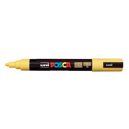 Marcador de tinta Posca PC-5M - Ponta de poliéster de 1,8 a 2,5 mm - Tinta à base de água - Resistente à luz - Não permanente - 
