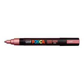 Marcador de tinta Posca PC-5M - Ponta redonda de 1,8 a 2,5 mm - À base de água - Não permanente - Resistente à luz - Vermelho me