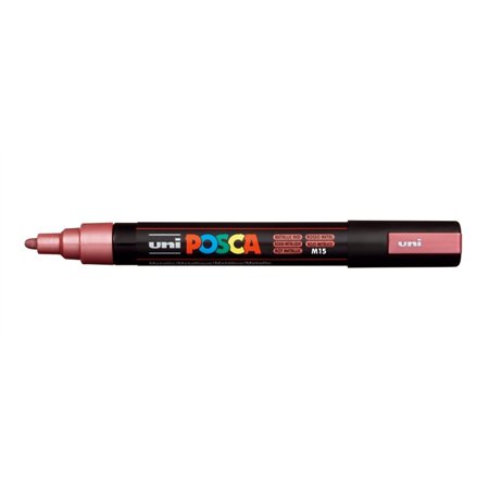 Marcador de tinta Posca PC-5M - Ponta redonda de 1,8 a 2,5 mm - À base de água - Não permanente - Resistente à luz - Vermelho me