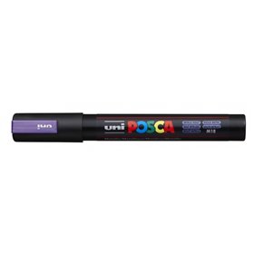 Marcador de tinta Posca PC-5M - Ponta redonda de 1,8 a 2,5 mm - Tinta à base de água - Resistente à luz - Não permanente - Ideal