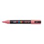 Marcador de tinta Posca PC-5M - À base de água - Ponta redonda de 1,8 a 2,5 mm - Resistente à luz - Rosa coral