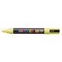 Marcador de tinta Posca PC-5M - Ponta de poliéster de 1,8 a 2,5 mm - Tinta à base de água - Resistente à luz - Amarelo Sol