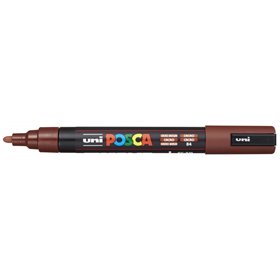 Marcador de tinta Posca PC-5M - Ponta redonda de 1,8 a 2,5 mm - À base de água - Não permanente - Resistente à luz - Inodoro - C