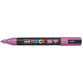 Marcador de tinta à base de água Posca PC-5M - Ponta redonda de 1,8 a 2,5 mm - Espessura do traço de 1,8 a 2,5 mm - Não permanen