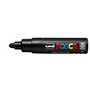 Marcador de tinta Posca PC-7M - Ponta redonda de 4,5 a 5,5 mm - Tinta à base de água - Resistente à luz - Preto